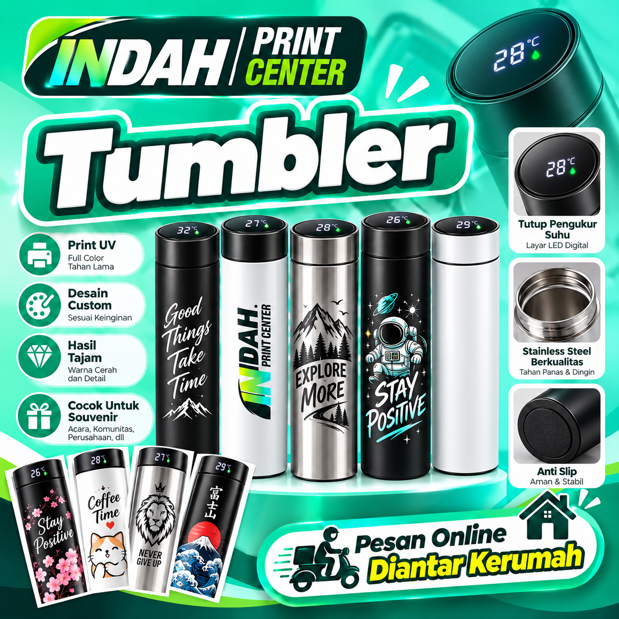 Tumbler Cetak Custom