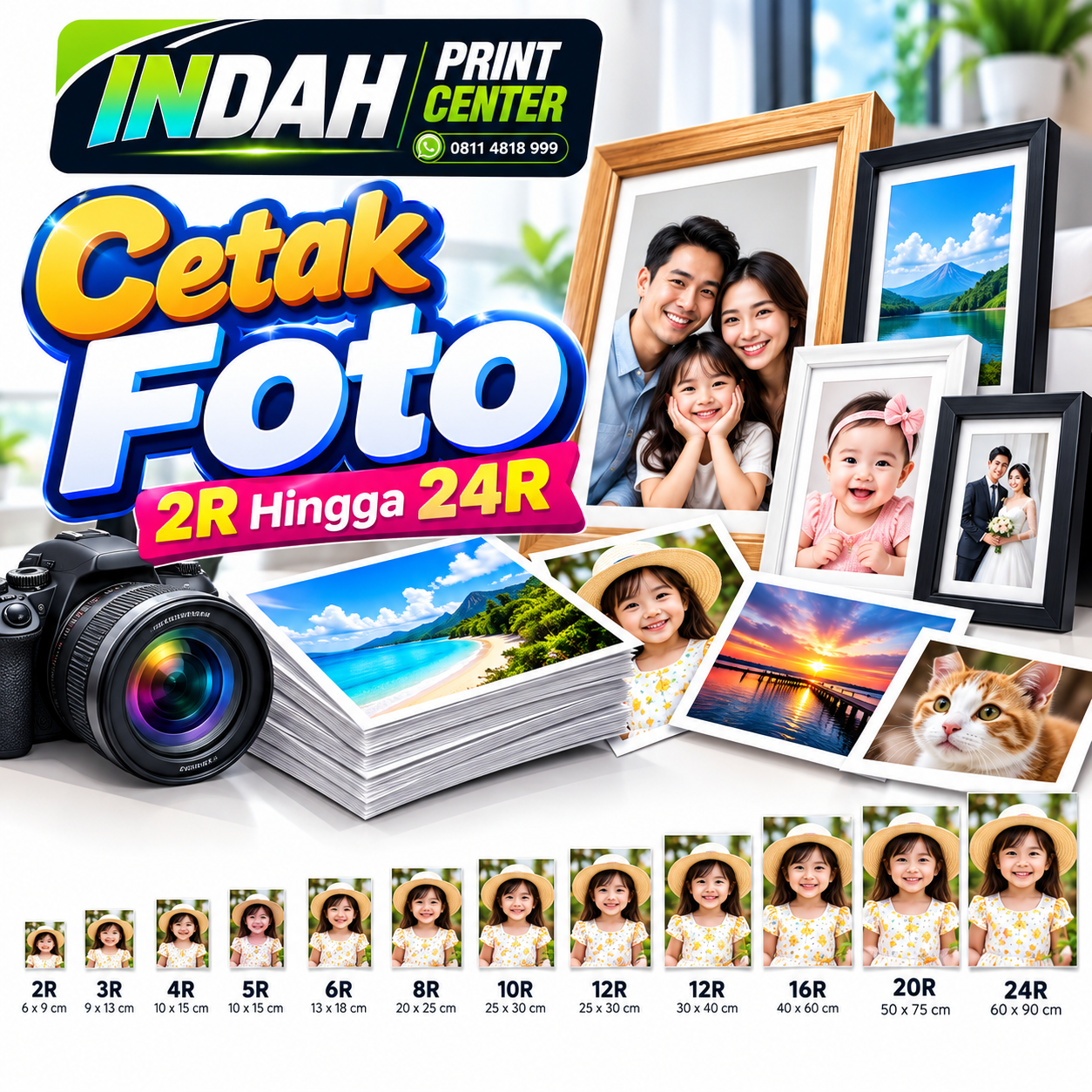 Cetak Foto 2r - 24 r